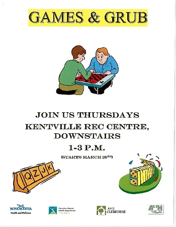 Poster for Games and Grub