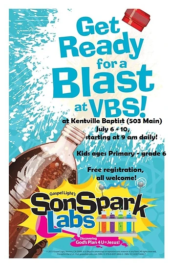 Poster for SonSpark Labs VBS