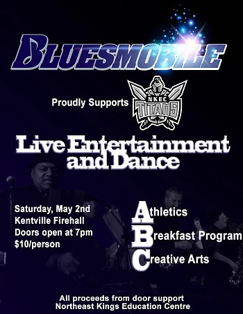 Poster for Bluesmobile Charity Event