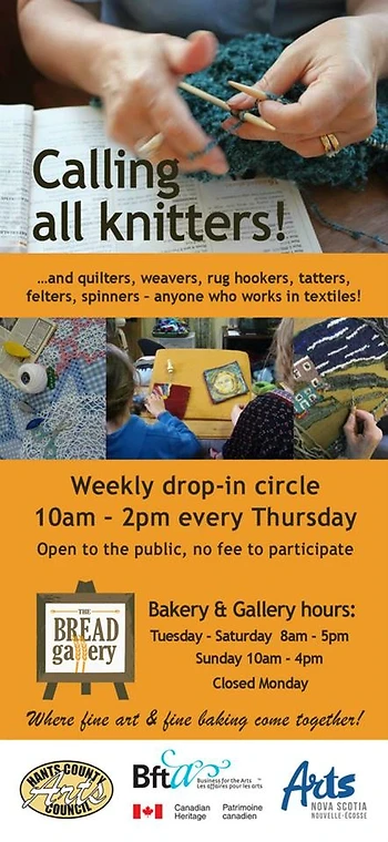 Poster for Knitting/Fibre Circle