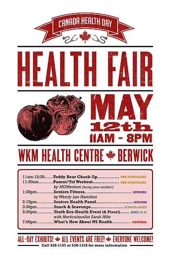 Poster for Health Fair