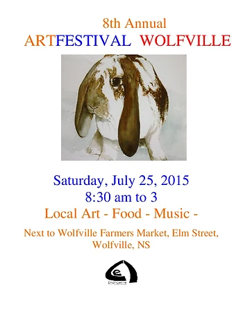 Poster for Art Festival Wolfville