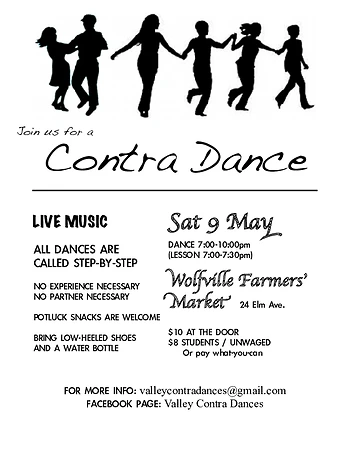 Poster for Valley Contra Dance