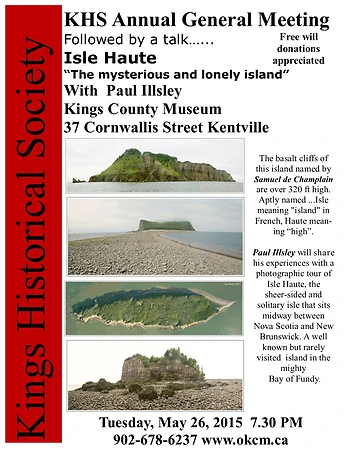 Poster for Isle Haute, “The Mysterious and Lonely Island” 