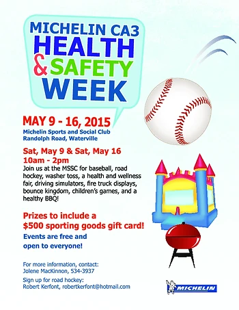 Poster for Health & Safety Week