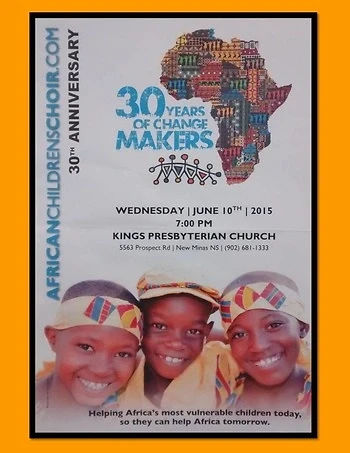 Poster for The African Children's Choir