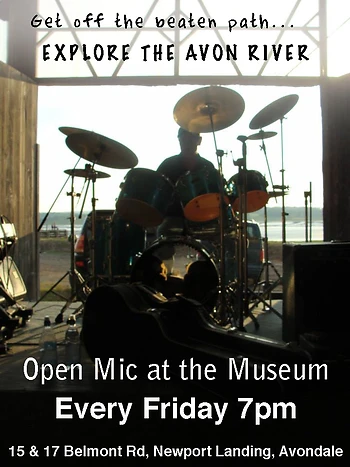 Poster for Open Mic at the Museum