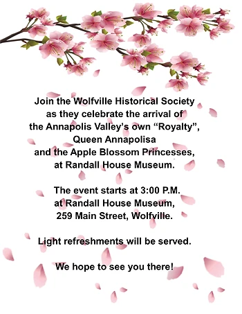 Poster for Welcoming Apple Blossom Royalty