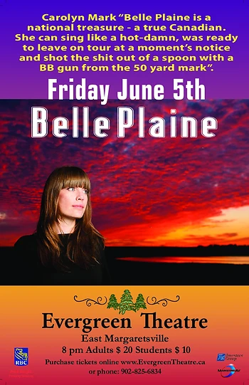 Poster for Belle Plaine – Guitar & Vocals