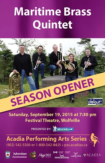 Poster for Maritime Brass Quintet