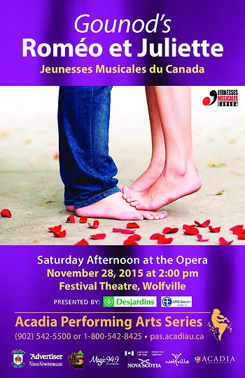 Poster for Gounod's Roméo et Juliette