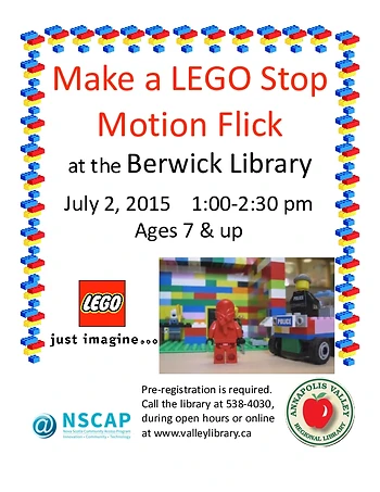 Poster for LEGO Stop Motion Flick