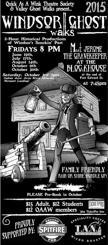 Poster for Windsor Ghost Walk