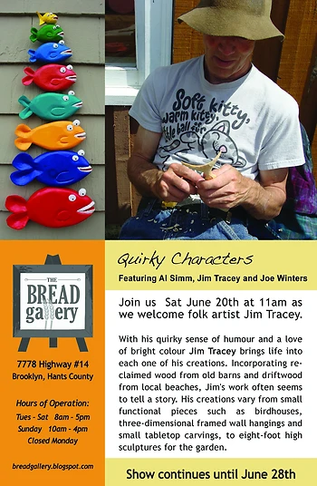 Poster for Quirky Characters; Meet the Artist