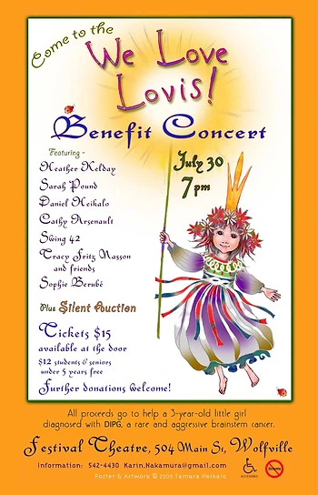 Poster for We Love Lovis Benefit Concert