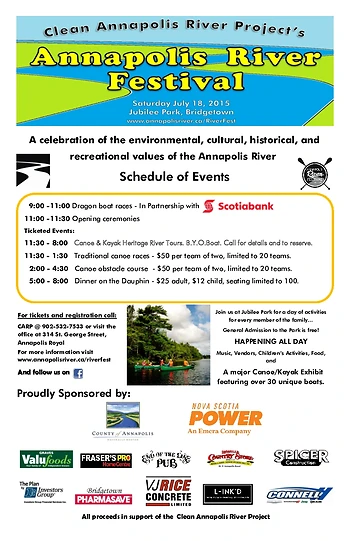 Poster for Annapolis River Festival