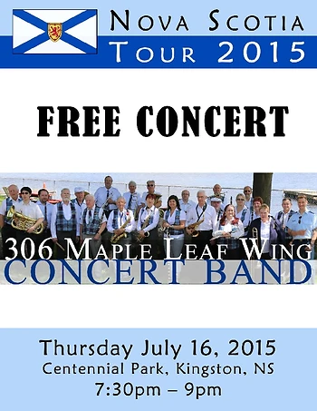 Poster for Band Concert
