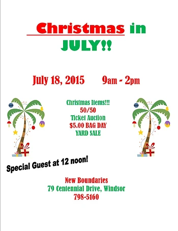 Poster for Christmas in July