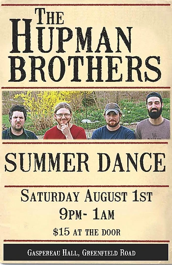 Poster for Hupman Brothers Summer Dance