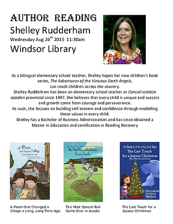 Poster for Author Reading
