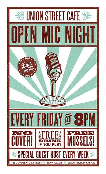 Poster for Open Mic with Darrell Skinner