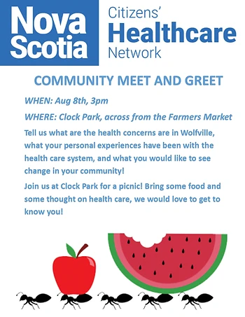 Poster for Community Meet and Greet 