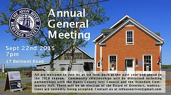 Poster for Annual General Meeting