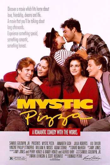 Poster for Mystic Pizza Screening and Pizza!