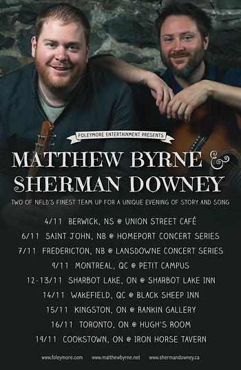 Poster for Sherman Downey and Matthew Byrne