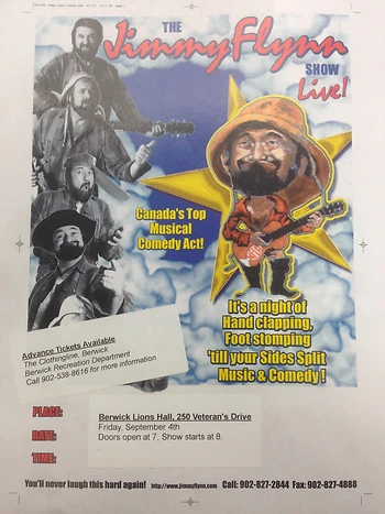 Poster for Jimmy Flynn Show