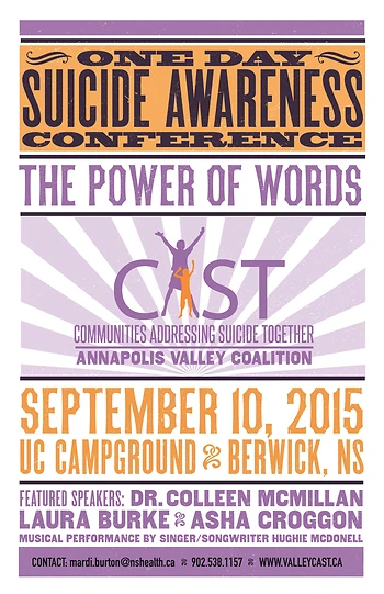 Poster for Suicide Awareness Conference