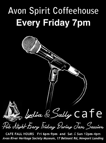 Poster for Avon Spirit Coffeehouse