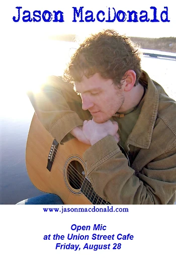 Poster for Open Mic with Jason MacDonald