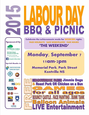 Poster for Labour Day Picnic