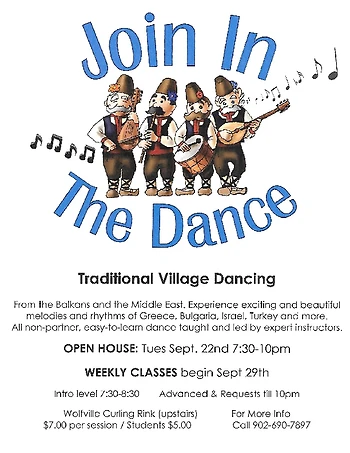 Poster for Folk Dancing