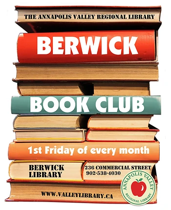 Poster for Library Book Club
