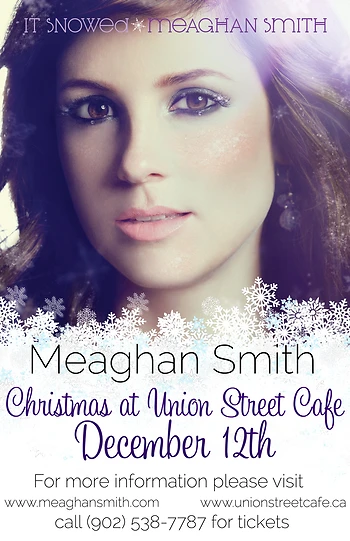 Poster for Christmas with Meaghan Smith