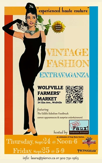 Poster for Vintage Fashion Extravaganza