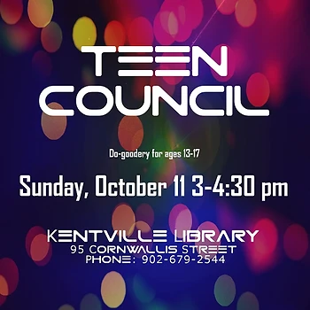 Poster for Teen Council