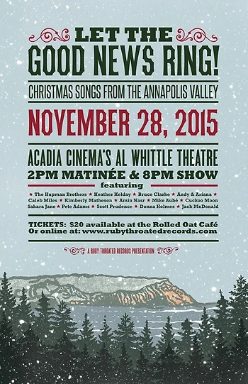 Poster for 'Let The Good News Ring' Christmas Concert