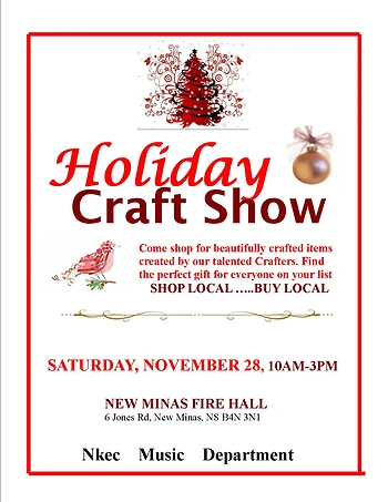 Poster for Holiday Craft Show