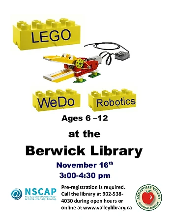 Poster for LEGO WeDo Robotics