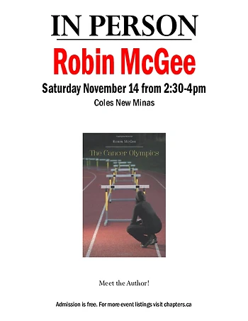 Poster for Meet the Author - Robin McGee