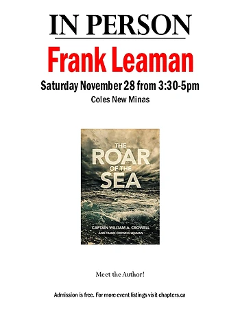 Poster for Meet the Author - Frank Leaman
