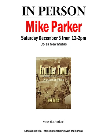 Poster for Meet the Author - Mike Parker