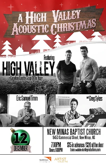 Poster for A High Valley Acoustic Christmas