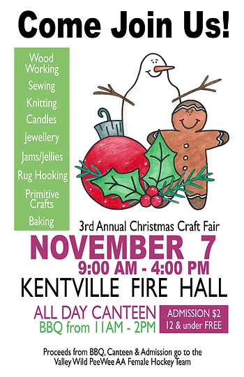 Poster for Christmas Craft Fair