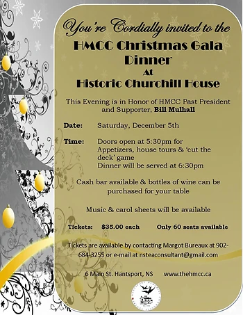 Poster for Gala Christmas Supper
