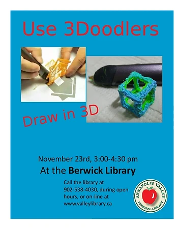 Poster for 3doodlers