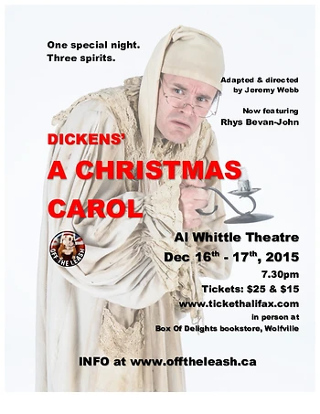 Poster for Dickens' A Christmas Carol